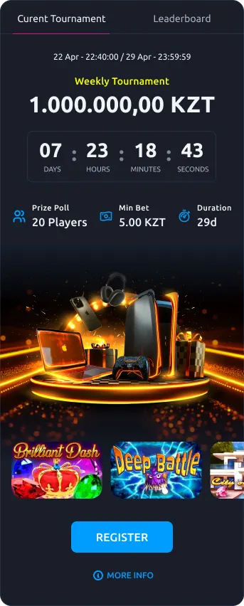 Weekly Tournament Gifts