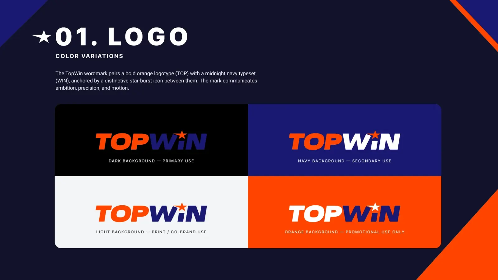 Top-Win brand book — page 4